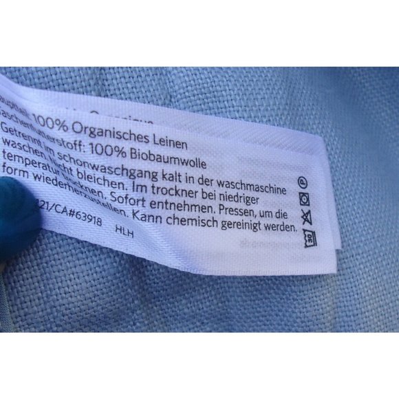 New Eileen Fisher Heavy Org Linen Light Blue PL $278 - Picture 6 of 12